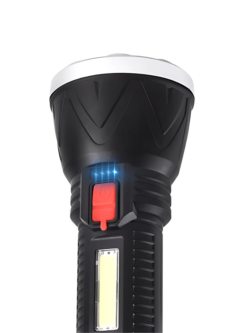 Happy Light Handheld Emergency Flashlight with Disco Light Base – Power Meets Fun! - Image 3