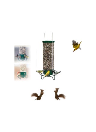 Squirrel-Proof Spinning Wild Bird Feeder with Weight Activated Rotating Perch Outside Hanging Bird Feeder Easy to Fill and Clean for Garden Yard Patio - pzsku/Z50A6D2C172FE5E269ED7Z/45/_/1732245452/14f7b060-efa4-4efd-b89c-dd7ae69b6ba1