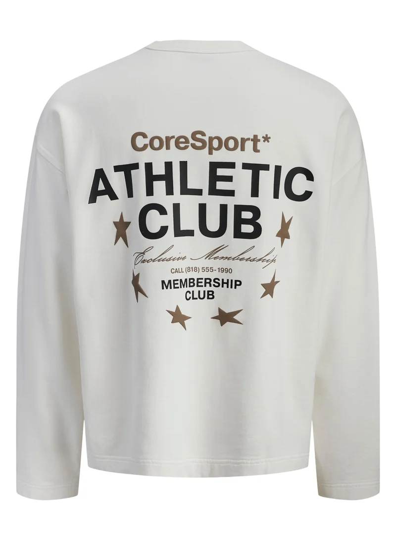 جاك اند جونز Athletico Graphic Wash Sweat