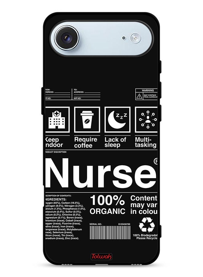 Tolwak Apple iPhone Air Protective Case Cover Nurse Sticker - Image 1