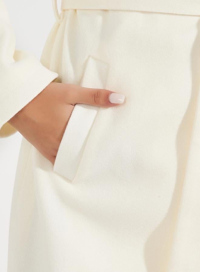 ستايلي معطف ميدي فضفاض مع حزام خصر - Image 4