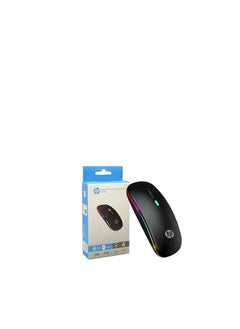 Wireless - Bluetooth Mouse w10 , Rechargeable LED Dual Mode Mouse (Bluetooth 5.2 and USB Receiver) Portable Silent Mouse,for Laptop/Desktop/Tablet