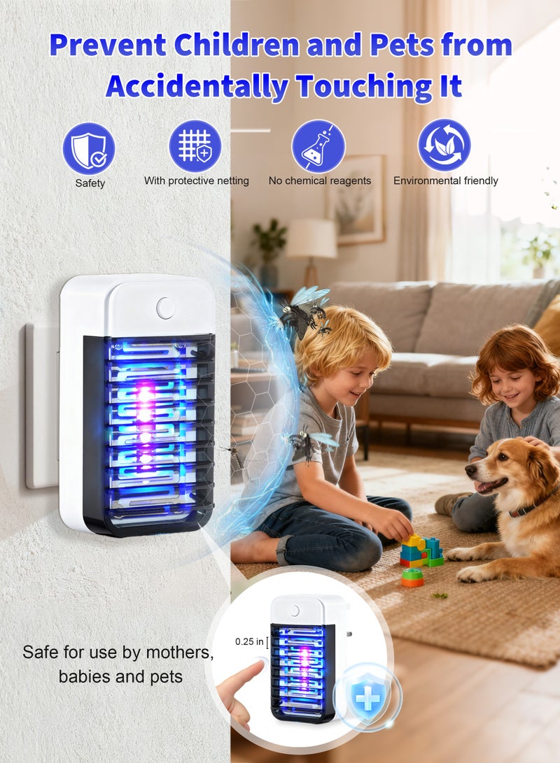 Necomi 1-Piece Indoor Plug-In Electronic Mosquito Killer Set Electronic Mosquito Trap with LED Light Ideal for Patios, Bedrooms, Kitchens, Offices, and Nurseries - Image 3
