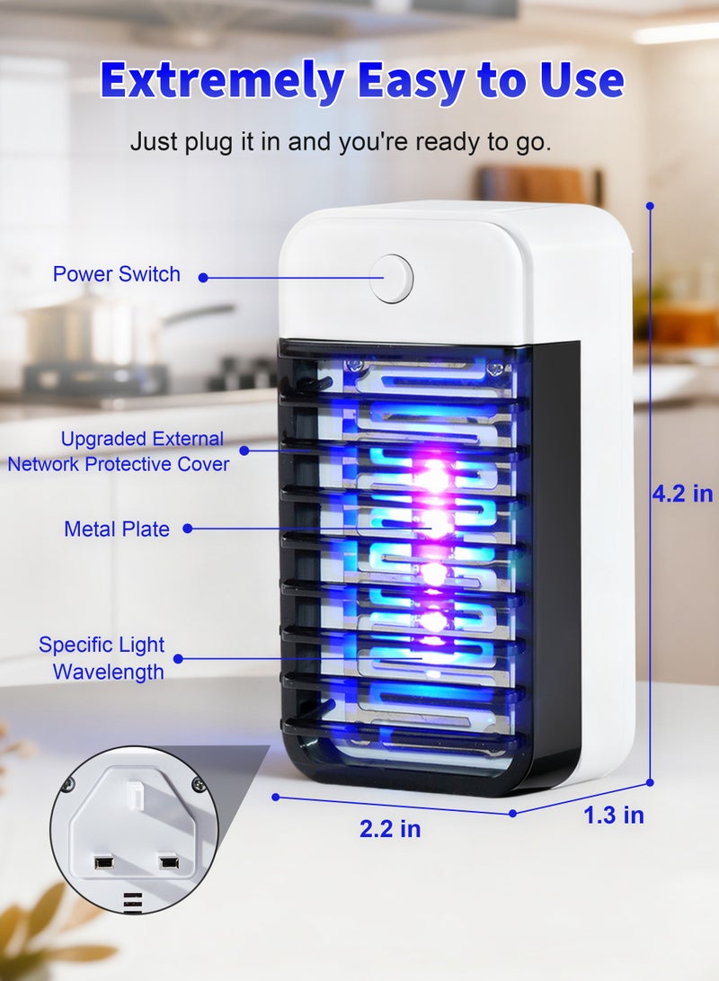 Necomi 1-Piece Indoor Plug-In Electronic Mosquito Killer Set Electronic Mosquito Trap with LED Light Ideal for Patios, Bedrooms, Kitchens, Offices, and Nurseries - Image 4