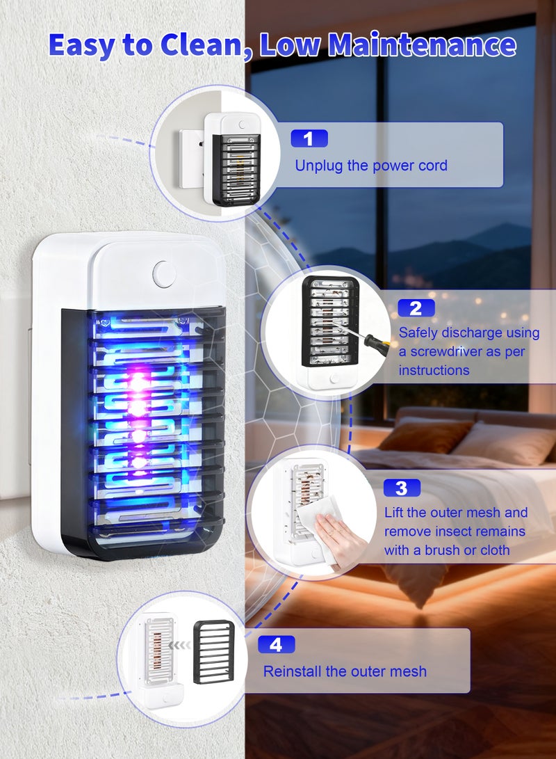 Necomi 1-Piece Indoor Plug-In Electronic Mosquito Killer Set Electronic Mosquito Trap with LED Light Ideal for Patios, Bedrooms, Kitchens, Offices, and Nurseries - Image 5