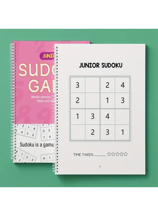 Logic Puzzle Books 4 Types Challenge Level Sudoku Brain Training Educational Gifts - Image 5