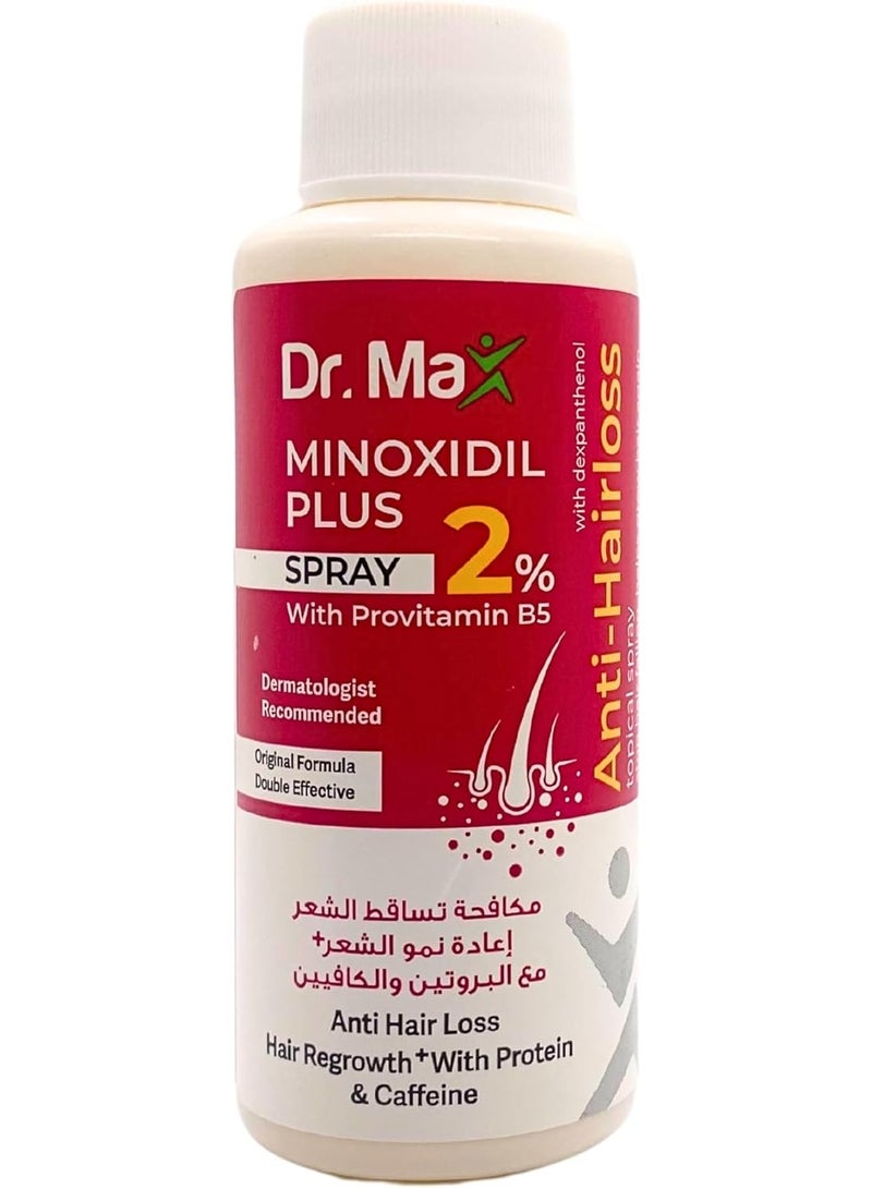 Dr. Max Minoxidil Plus 2% with Provitamin B5 Anti Hair Loss 65ML - Image 3