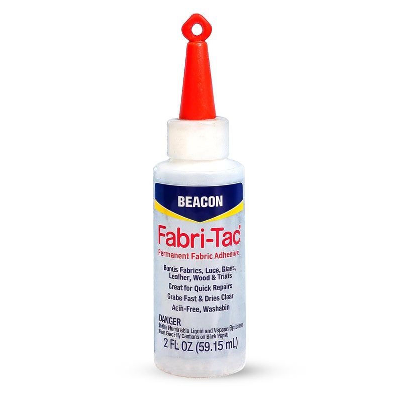 Beacon Fabri-Tac Permanent Adhesive, 2-Ounce - Image 1