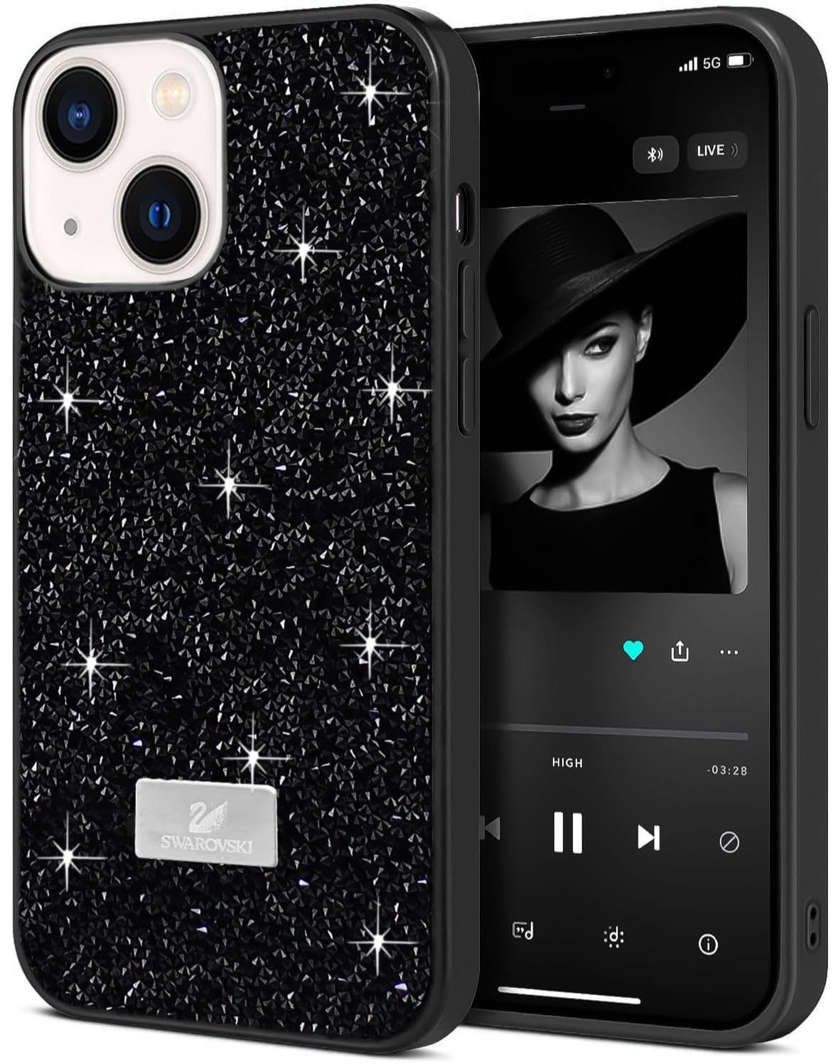 سواروفسكي Swarovski Case For iPhone 13 iPhone 14 Glitter