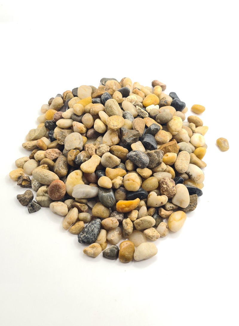 كيس من صخور نهر بيبل المزخرفة الطبيعية - Image 2