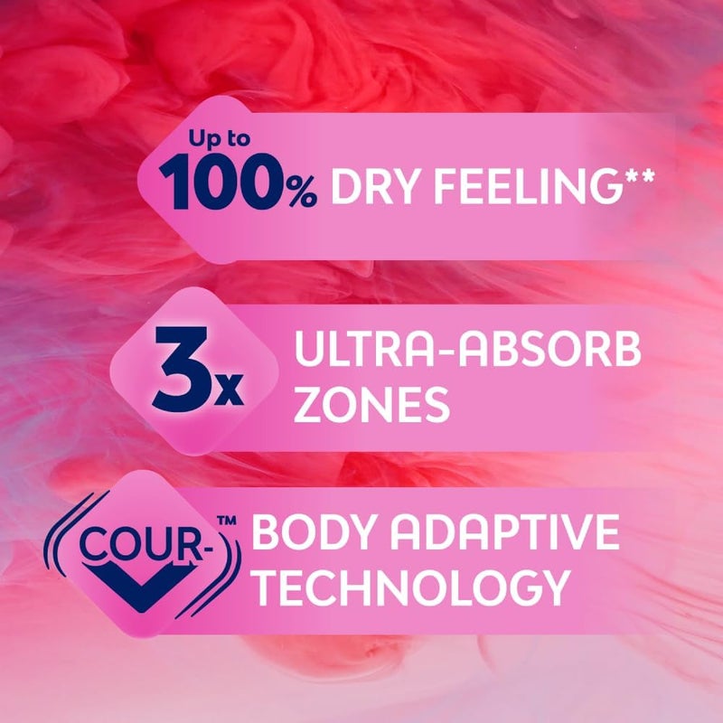 Nana Ultra Thin Regular Sanitary Pads, Regular Flow, Fast Absorption, Maximum protection, Gentle on the skin - 20 Pads - Image 2