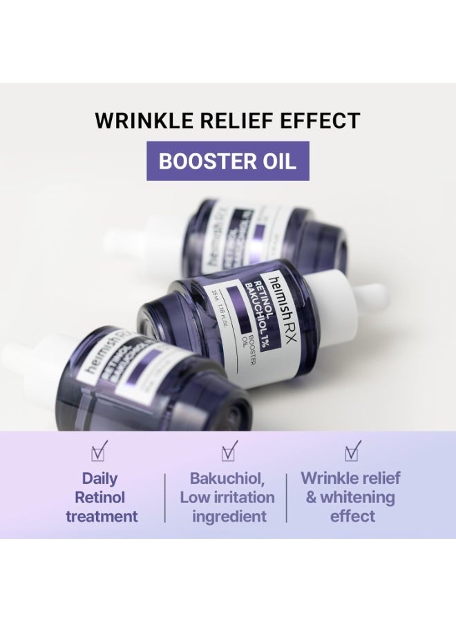 هيميش زيت معزز من ار اكس ريتينول باكوشيول - مصل مضاد للشيخوخة، سيروم للوجه لشد البشرة ومضاد للتجاعيد ومرونة البشرة، مرطب مع الريتينول، تركيبة غير دهنية، للعناية بالبشرة الكورية، 35 مل - Image 3