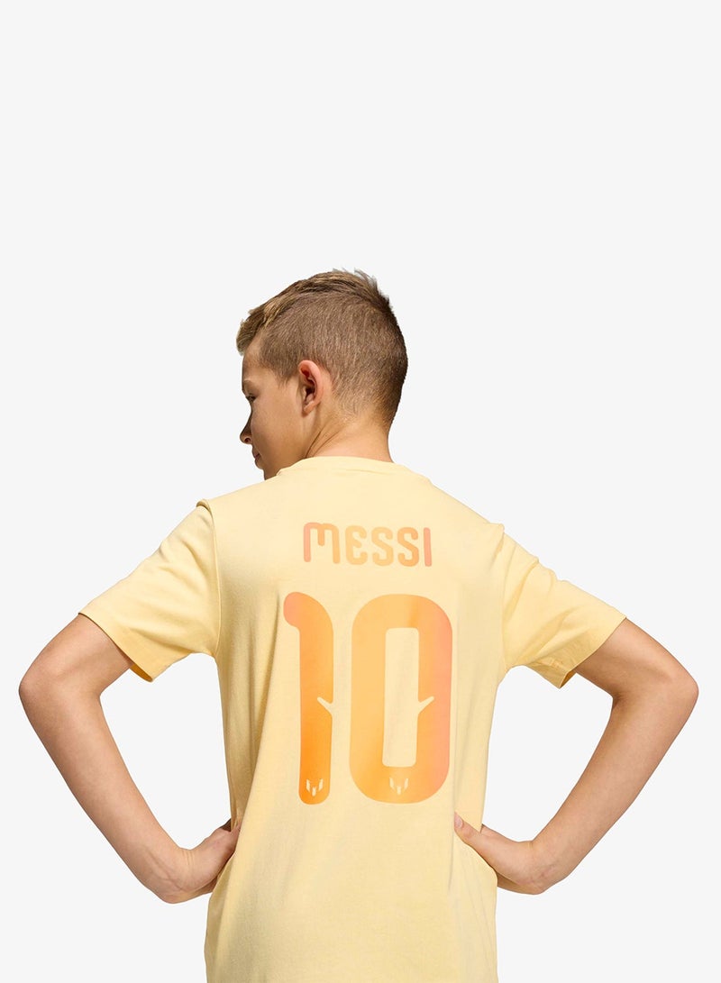 Adidas Youth Messi N&N Graphic T-Shirt - Image 4