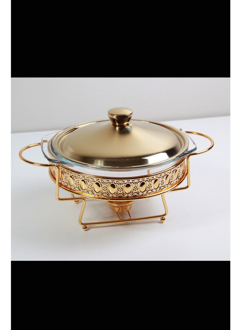 Food warmer with lid and handles - Image 2