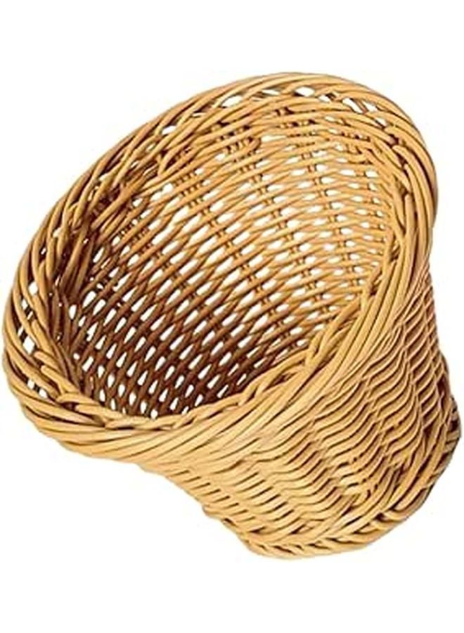 Handwoven Rattan Basket For Fruit Bread And Vegetable Kitchen Storage Organizer - Image 1