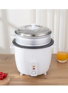 Generic Rice cooker 4 Liter, with Lid & Non-Stick Aluminum Basket, Cooking Pot Cook & Serve One Switch Function for Cook & Warm Millet Rice Grain Steamer  - Image 1