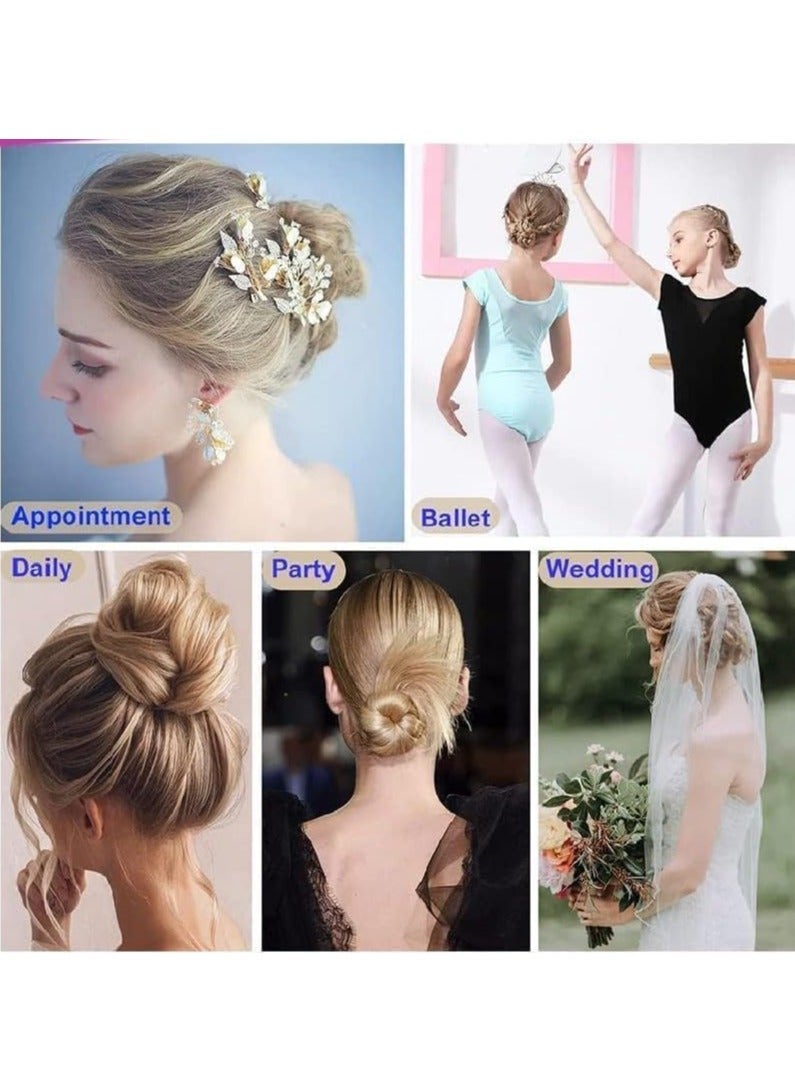 Accessories 22 U-Shaped Hair Pins for Women (Size: Mix | Quantity: 100 Count), Juda Pins, Black Hair Styling Clips, Perfect for Bun & Updo Hairstyles. - Image 5