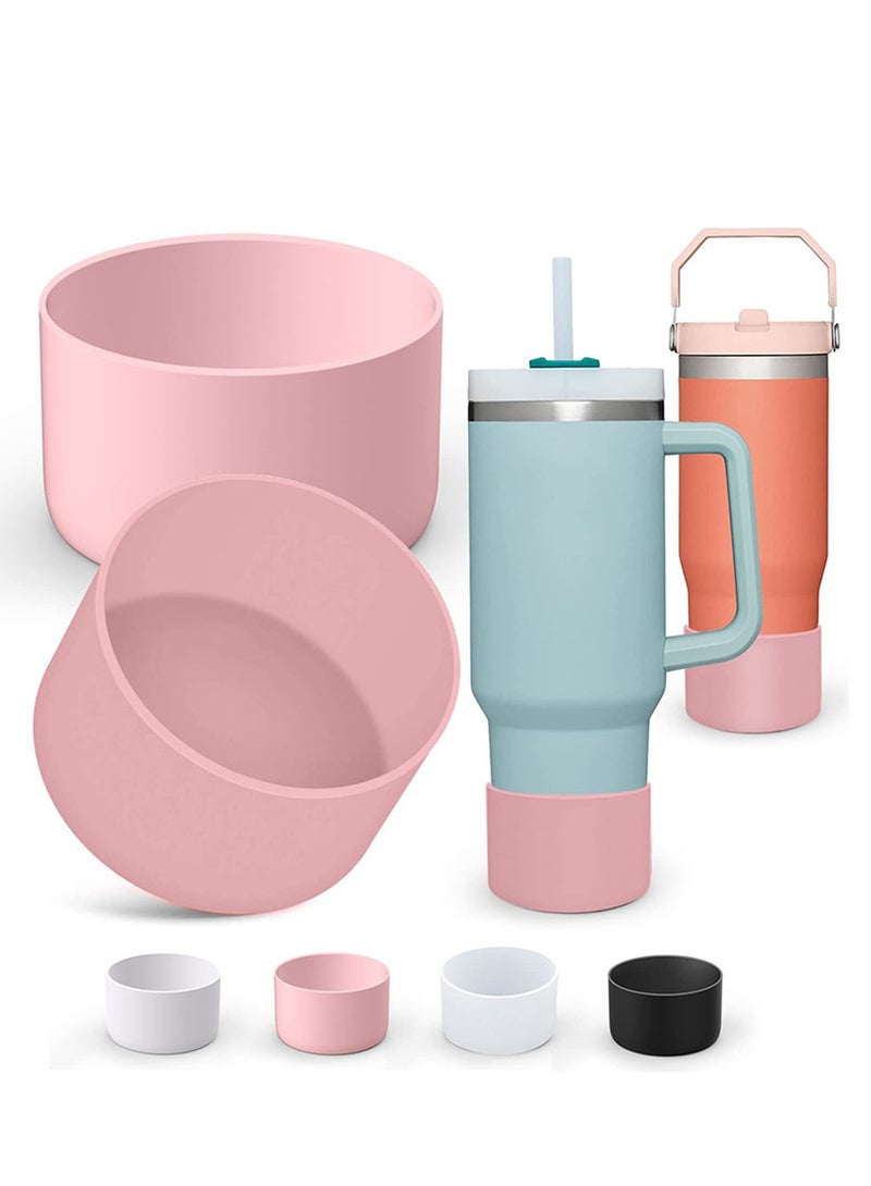 2 Pcs 75mm Muti Color Silicone Cup Protection Case Storage Vacuum Bottle Compatitable for Stanley 30/40oz Anti Slip Scratch Resistant  - Image 1