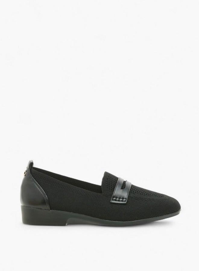 Le Confort Flyknit Textured Slip-On Loafers with Platform Heels - Image 2