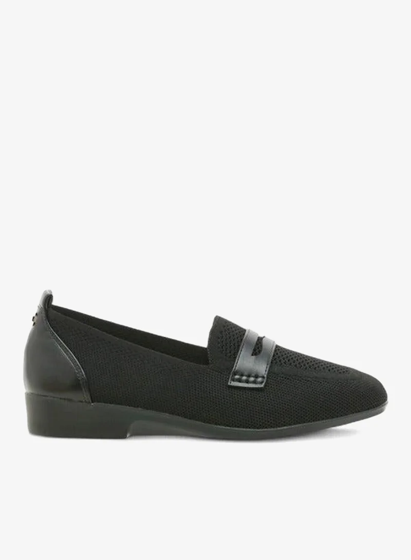 Le Confort Flyknit Textured Slip-On Loafers with Platform Heels