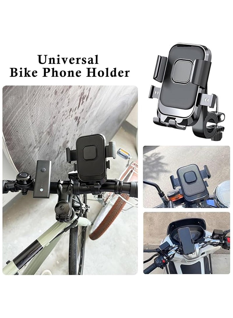 Chappeline ST35 Mobile Holder for Bikes with One Click Locking Phone Holder 360° Rotation Phone Mount Anti-Slip and Adjustable Angle for Motorcycles, Bicycles, E-Bikes, Scooters - Black - Image 5