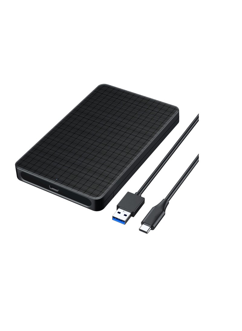 AROAQ Portable C Type Hard Disk Drive External HDD Enclosure Case Tool 5 Gbps Support - Image 3
