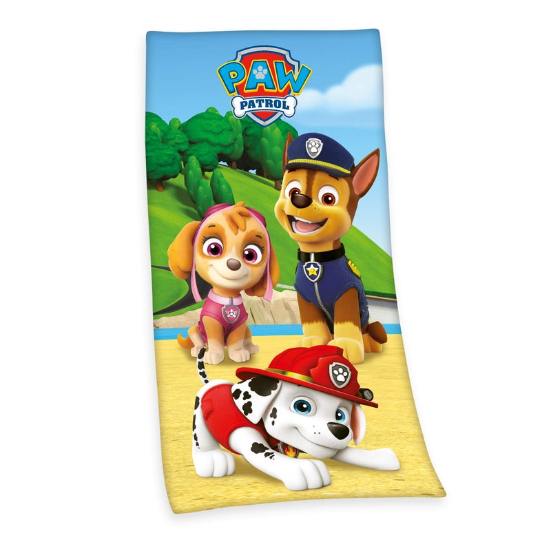 Herding PAW PATROL Bath Towel 150 x 75 cm Cotton Multicoloured