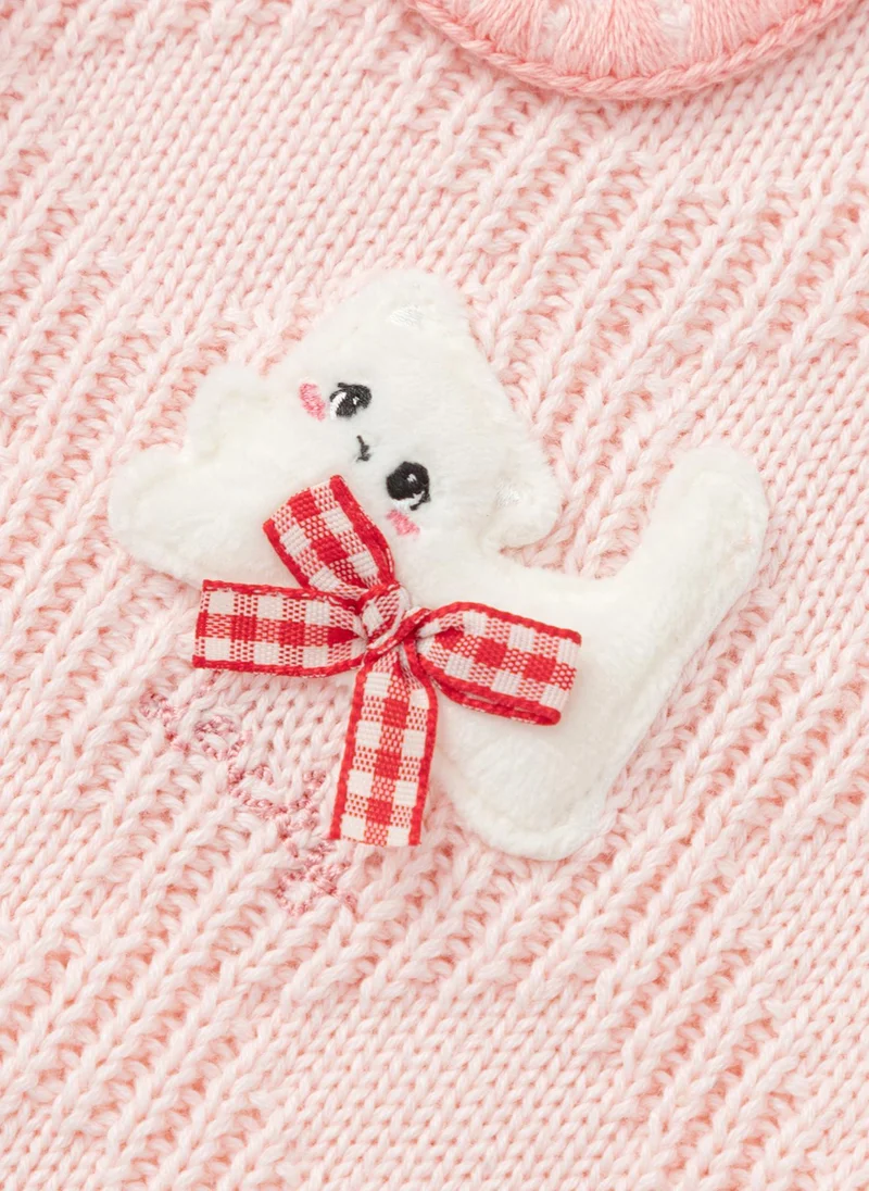 بالابالا بدلة صوفية بأكمام طويلة للبنات الصغيرات