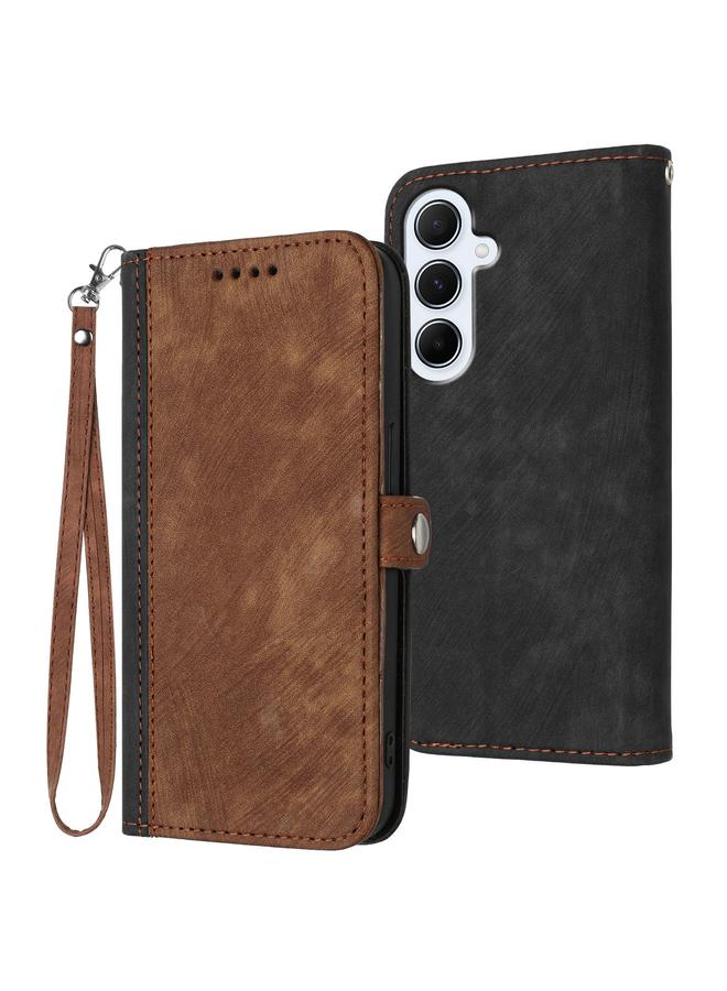 S-TOP Case For Samsung Galaxy A26 5G Side Buckle Double Fold Hand Strap Leather Phone Case - Image 1