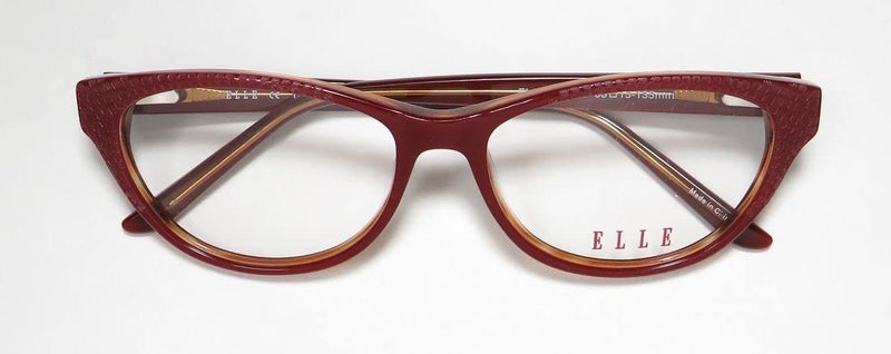 Elle Women's Eyeglasses EL13415 EL/13415 RE Red Full Rim Optical Frame 53mm - Image 2