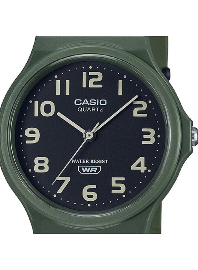 CASIO Unisex Watch Classic Casual Analog Black Dial Resin Band MQ-24UC-3BDF - Image 3