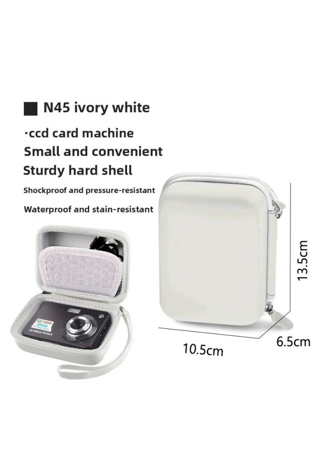Generic CCD Camera Bag For Sony/Canon/Nikon Digital Camera Storage Bag EVA Hard Case Storage Carrying Case-Color:White Storage Box  - Image 4