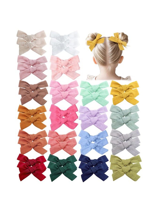 Prohouse 40 PCS Baby Girl Hair Clips, Alligator Hair Bows for Toddlers & Kids, Baby Hair Accessories - Image 1