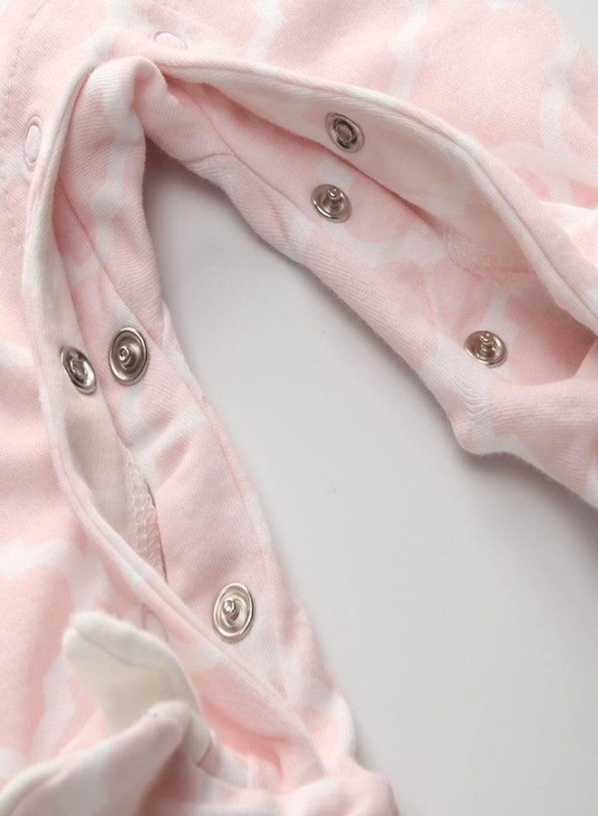 MAMIMAKA Baby Boys Girls Footies One-Piece Romper Long-Sleeve Jumsuit Cotton Newborn Clothes Set 3-Pack, 3-6 Months - Image 4