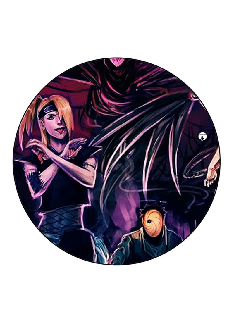 The Anime Naruto Printed Mouse Pad Multicolour