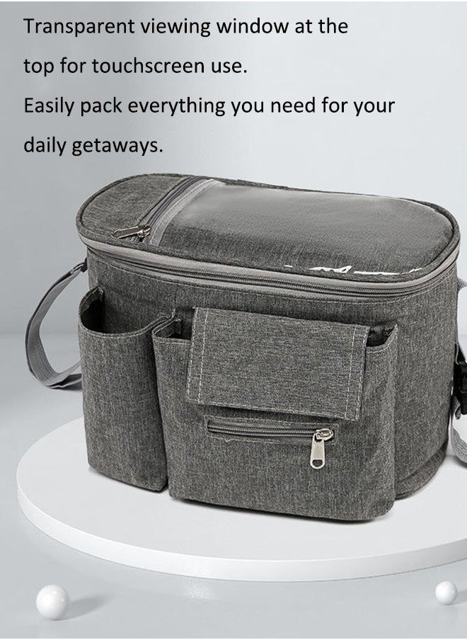 Aissiora Stroller bag Outdoor mother and baby bag Baby items storage bag Waterproof and wear-resistant Multi-functional storage bag  - Image 5