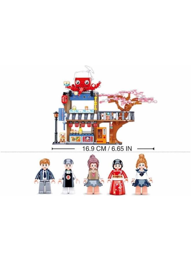 Sluban Girl Building Toy Building Blocks Toy Restaurant Building Blocks - 548 Pieces, M38-B1019 - Image 1