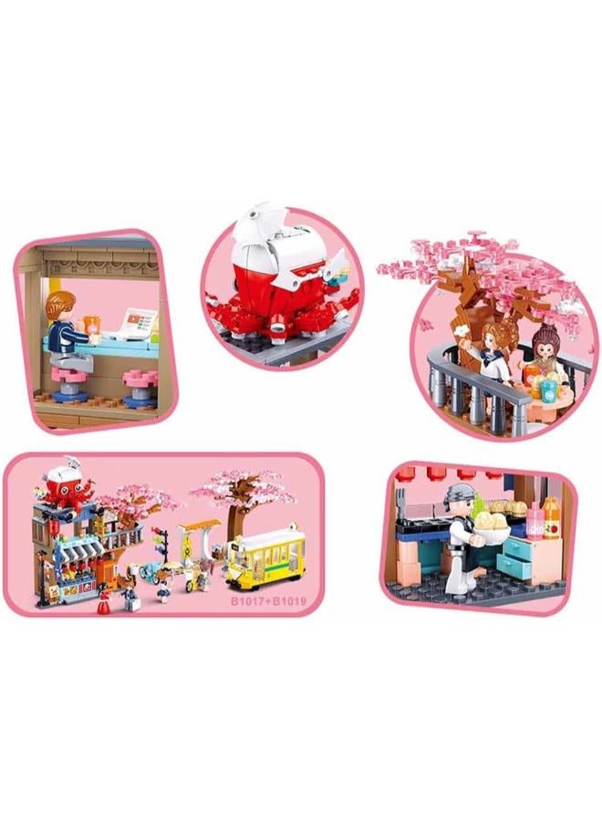 Sluban Girl Building Toy Building Blocks Toy Restaurant Building Blocks - 548 Pieces, M38-B1019 - Image 4