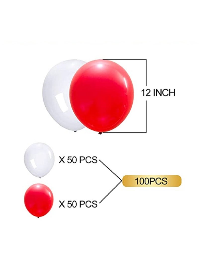 100 PCS Of Red and White Balloons For Valentines Day - pzsku/Z50A8BAF62A5ABB766193Z/45/_/1739626723/29dadf17-bfc6-4798-8a37-f8deb4e1afce