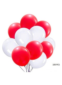 100 PCS Of Red and White Balloons For Valentines Day - pzsku/Z50A8BAF62A5ABB766193Z/45/_/1739626730/4413bc9b-aa50-4731-990b-15255ba07a1c