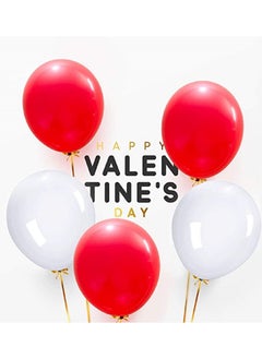 100 PCS Of Red and White Balloons For Valentines Day - pzsku/Z50A8BAF62A5ABB766193Z/45/_/1739626733/e3f10dcc-ca10-4047-bed2-8a98b0942e03