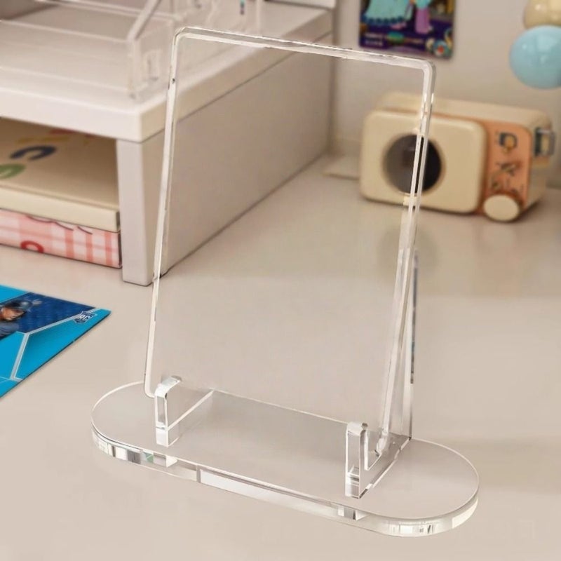 20pcs Transparent Plastic Display Rack Badge Holder Coin Storage for Cards Stamps - Image 3