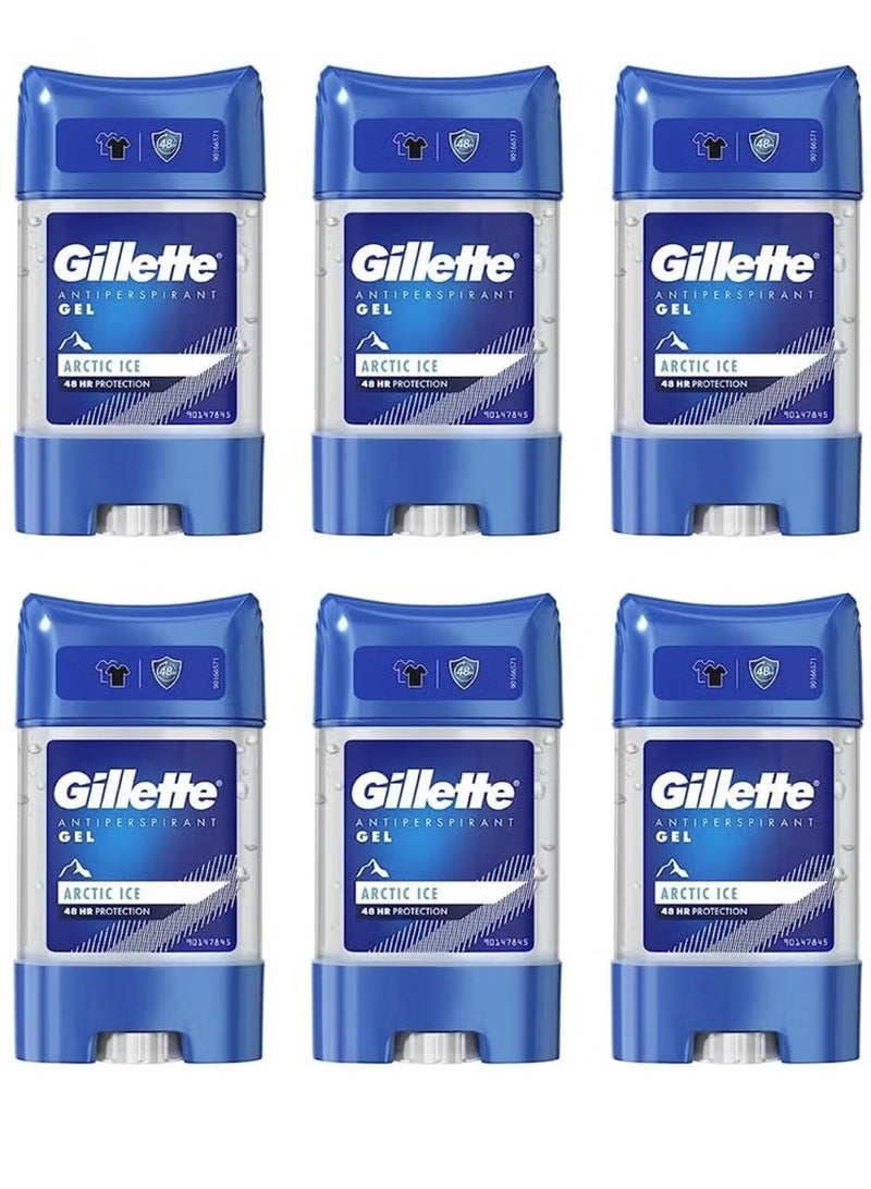 جل مضاد للتعرق حماية آركتيك آيس تدوم 48 ساعة، 70 مل (عبوة من 6 قطع) - Image 1