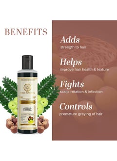 Khadi Natural Khadi Natural Amla and Reetha Hair Shampoo Anti-Hair Fall Shampoo Shampoo for Thick and Strong Hair Ayurvedic Shampoo for Healthy Hair Suitable for All Hair 210ml  - Image 2