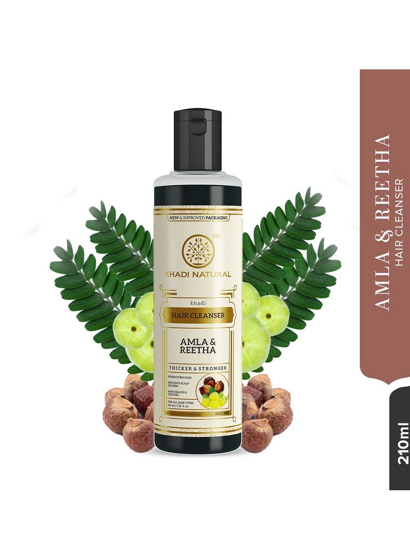 كادي نيتشورال شامبو الشعر أملا وريثا الطبيعي من خادي، شامبو ضد تساقط الشعر، للشعر الكثيف والقوي، شامبو الأيورفيدا لشعر صحي مناسب لجميع أنواع الشعر، 210 مل - Image 3