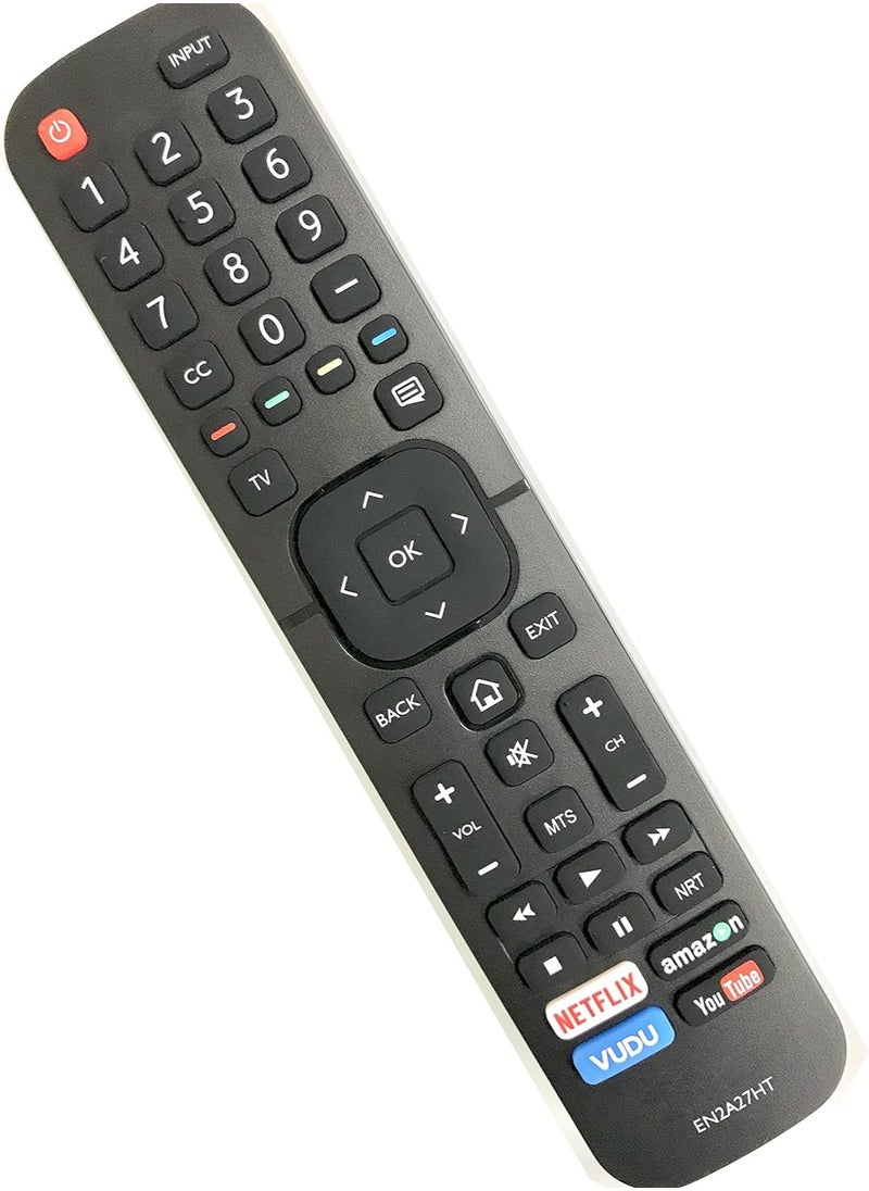 ELTRAZONE - Universal Remote for Hisense Smart TV – EN2A27HT Remote Compatible with All Hisense 4K LED HD UHD Smart TVs, Featuring Netflix, YouTube, VUDU Buttons - Image 1
