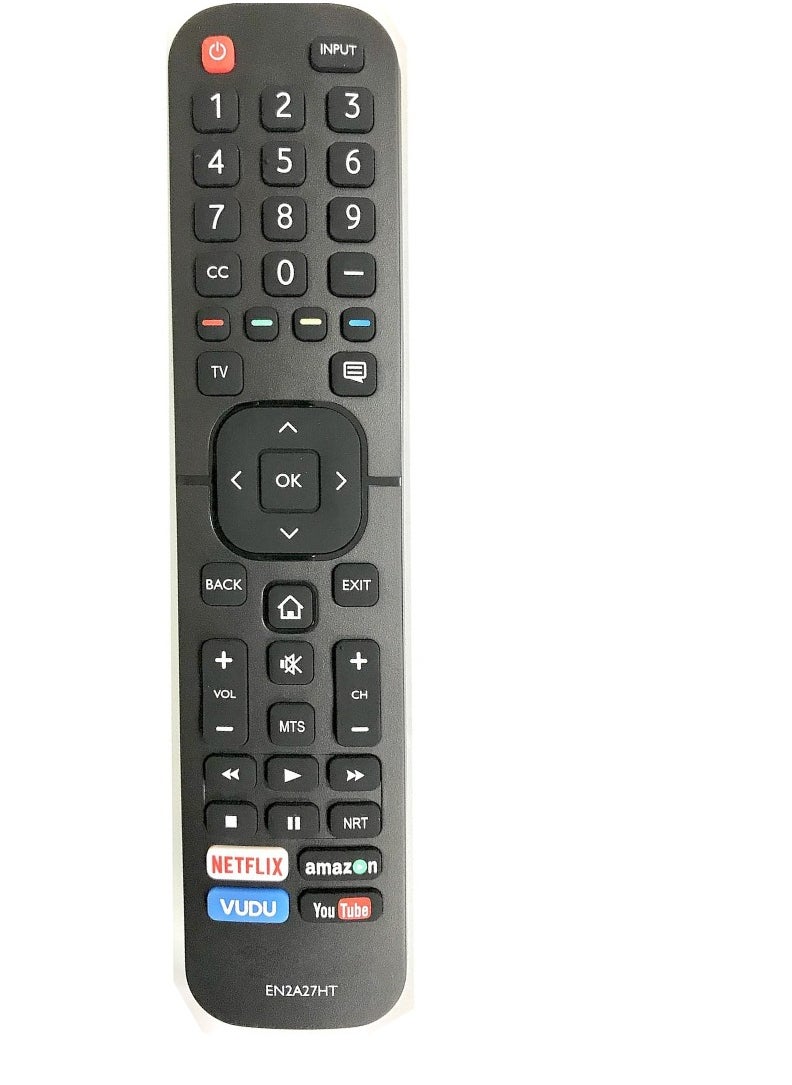 ELTRAZONE - Universal Remote for Hisense Smart TV – EN2A27HT Remote Compatible with All Hisense 4K LED HD UHD Smart TVs, Featuring Netflix, YouTube, VUDU Buttons - Image 1