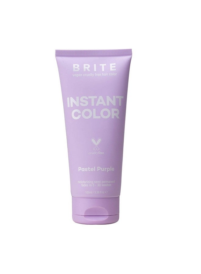 Brite Pastel Purple Semipermanent Hair Color Vegan & Crueltyfree Hydrating Hair Dye Lasts Up To 30 Washes (100Ml) - Image 2