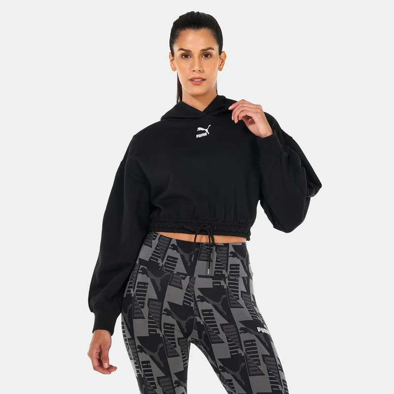 PUMA Women's Classics Cropped Hoodie