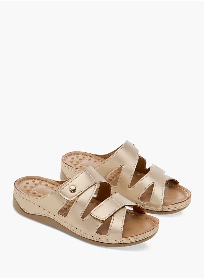 فلورا بيلا من شو إكسبرس Women Solid Slip-On Strappy Sandals